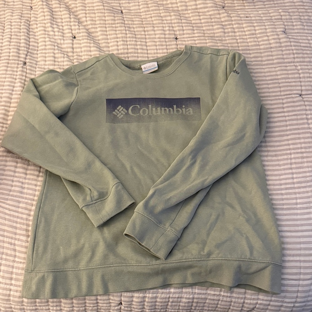 Columbia Sage Green Crewneck Sweatshirt